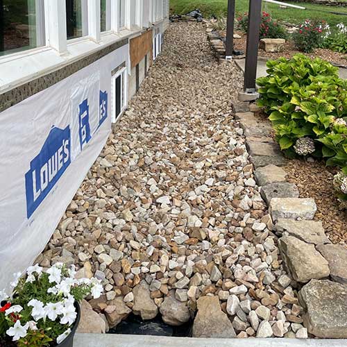 Pipeless French Drain Liner